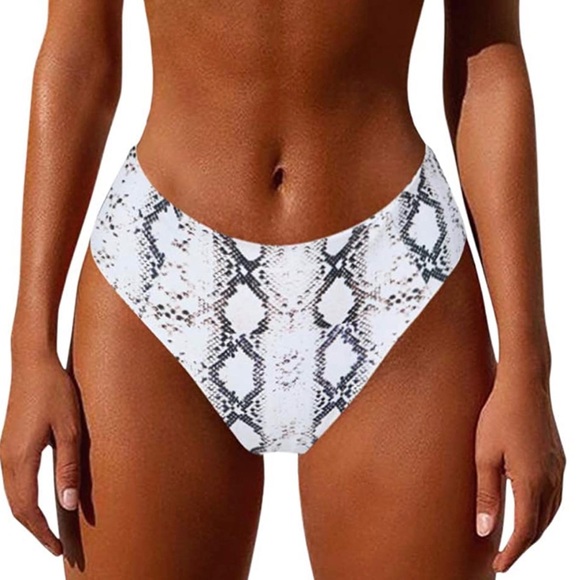 Final Sale: Snake Print Two Piece Bikini - Picture 3 of 3